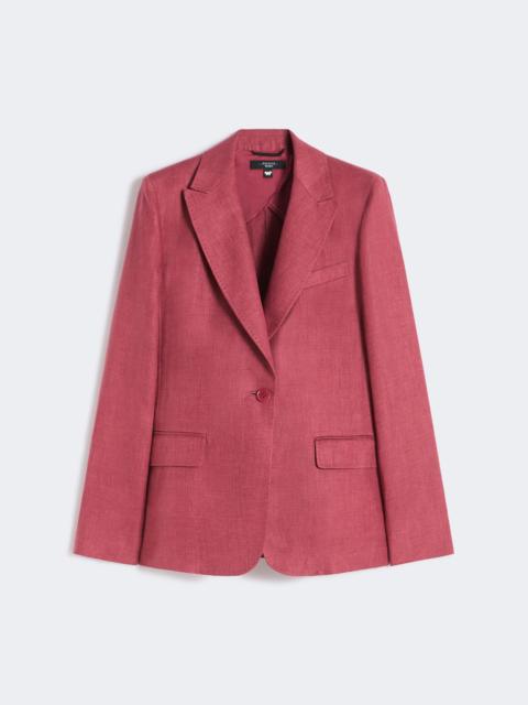 WEEKEND Max Mara Linen canvas blazer - CHERRY