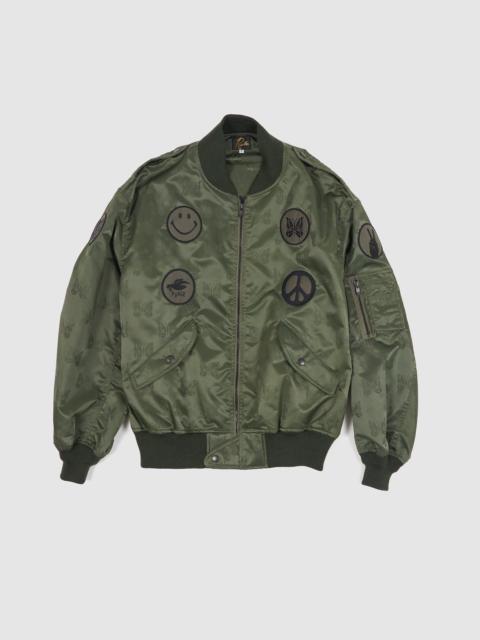 NEEDLES Needles Japan L2-B Papillon Embroidered Bomber Jacket