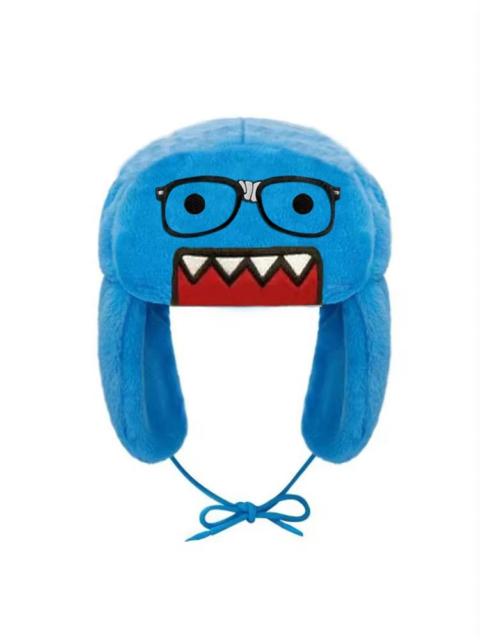 Other Designers Japanese Cartoon Anime Glasses Domo Kun Ushanka Blue Hat Cute Y2K Warm Winter Hat