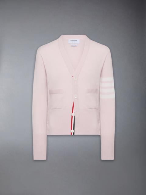 Thom Browne CLASSIC CASHMERE 4-BAR V-NECK CARDIGAN