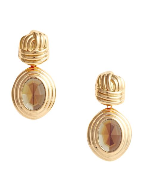 self-portrait Self Portrait Women Knot Tiered Amber Earrings