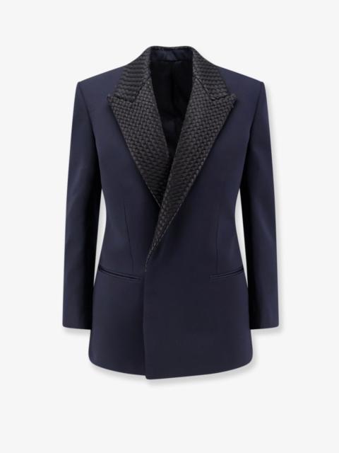 Bottega Veneta Bottega Veneta Wool Blazer With Intrecciato Detail