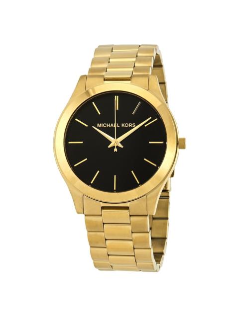 MICHAEL KORS Michael Kors Slim Runway Black Dial Men's Watch MK8621