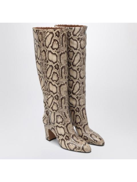 PARIS TEXAS Paris Texas Lavinia Boots In Python-Printed Leather Women
