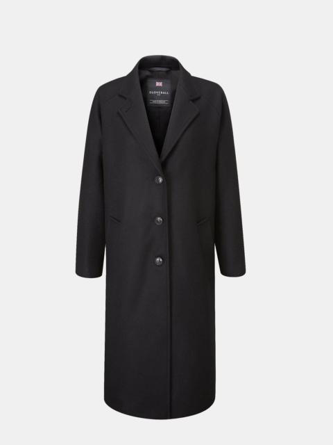 GLOVERALL Women's Chesterfield Overcoat Black