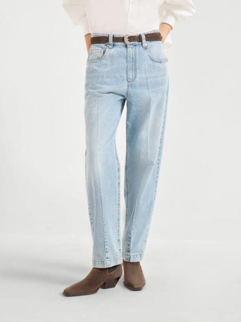 Brunello Cucinelli Authentic denim loose trousers