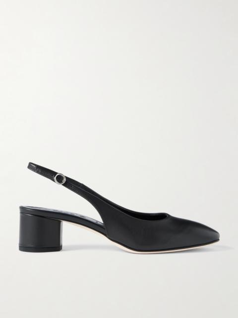 Aeyde Romy Leather Slingback Pumps