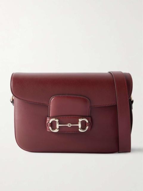Horsebit 1955 leather shoulder bag Burgundy