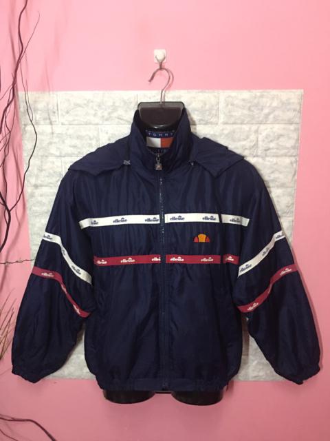 Other Designers Vintage - Vintage Windbreaker Removable Hoodies Ellesse
