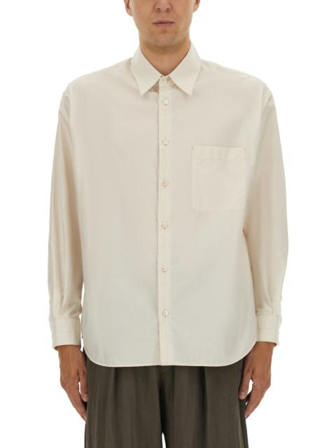 Lemaire Lemaire Men Cotton And Silk Shirt