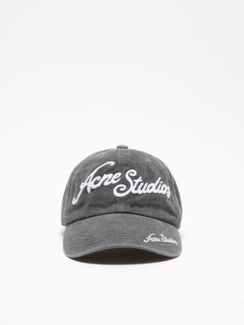 Acne Studios Logo cap - Black