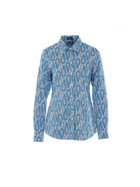 Etro Etro Women Printed Poplin Shirt