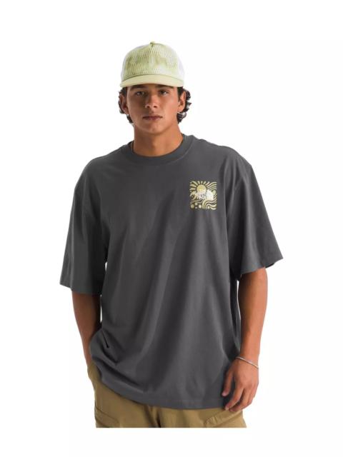 The North Face Men's Sun Oversized SS Graphic T-Shirt -Grey