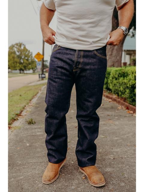Iron Heart 21OZ SELVEDGE DENIM SLIM STRAIGHT CUT JEANS - INDIGO IH-666S-21