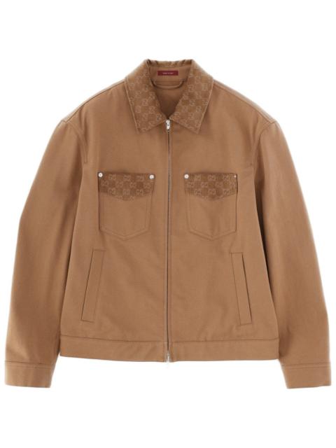 GUCCI Gucci Men Jacket With Zipper And Collar