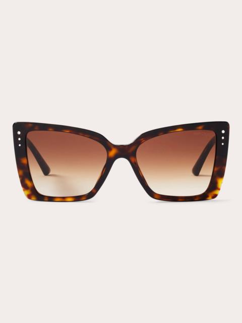 JIMMY CHOO Lorea Butterfly Acetate Sunglasses