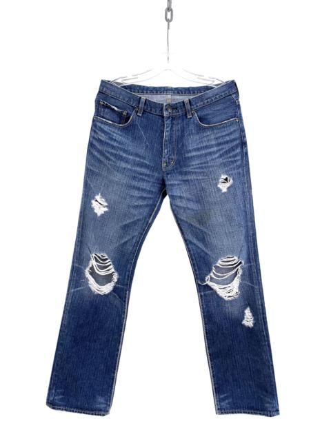 NUMBER (N)INE AW03 Distressed Pain Denim