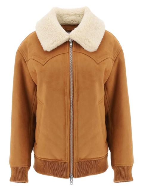 Stand Studio Lillee Eco Shearling Bomber Jacket