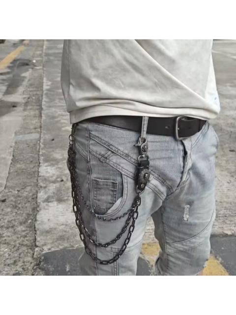 Other Designers Jewelry - Skull Wallet Chain - Punk Biker Jean Chain Multi-Layer