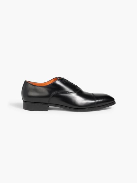 Santoni Adrian leather derby shoes