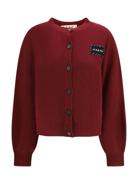 Marni Cashmere Cardigan With Patch