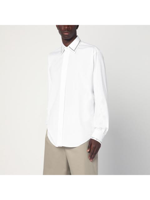 Alexander McQueen Alexander Mcqueen White Cotton Shirt With Studs Men