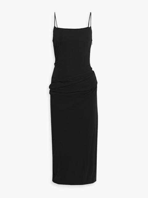 Proenza Schouler Blaire gathered jersey midi dress