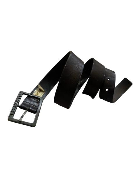 Diesel Diesel Belt Leather Brown Made Italy