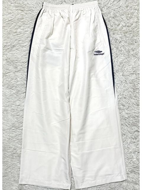 BALENCIAGA 3b Sports Icon Medium Fit Tracksuit Pants in White