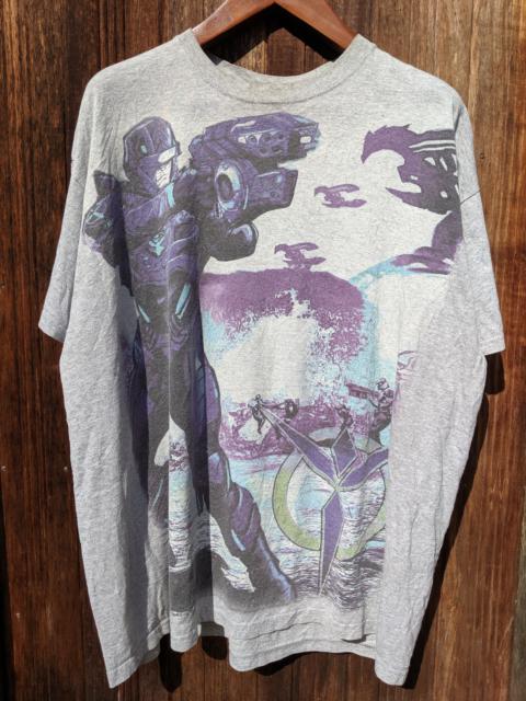 Other Designers Nintendo × Sony × Vintage - Early 00s sony Planetside 2 video game fullprint shirt