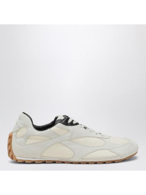 Bottega Veneta Men Orbit Flash Sneaker Sea Salt/Black In Suede