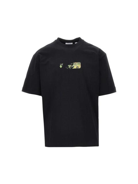 Off-White Off White Men 'Motion Arrow Skate' Jersey T-Shirt