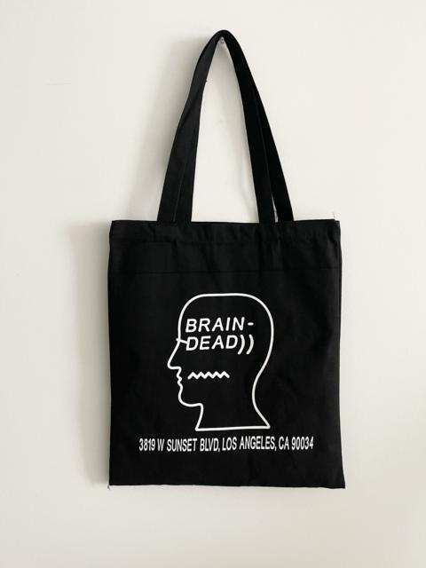 BRAIN DEAD Brain Dead Studios Logo Old Dog Tote Bag