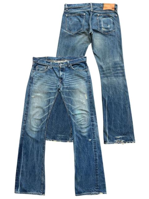 Other Designers Johnbull - Vtg John Bull Japan Selvedge Flare Bootcut Denim Jeans 36x34