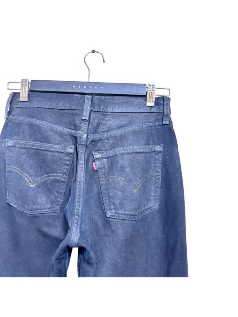 Levi's Vintage 90s Levis 501 Black Waxed Denim Jeans Helmut Lang