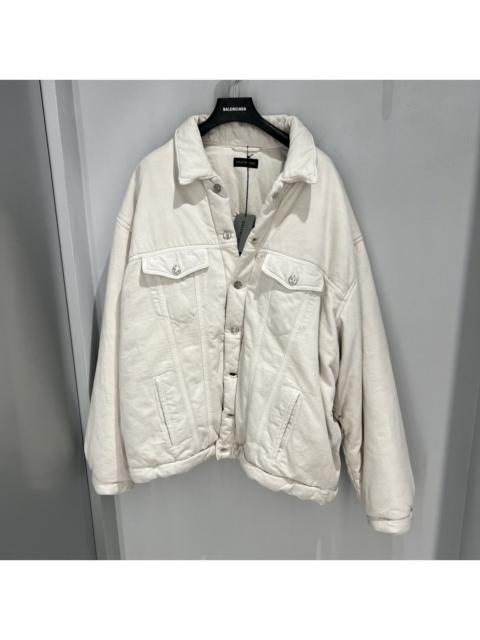 BALENCIAGA Balenciaga Oversized Puffer Denim Jacket