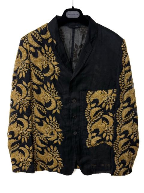 Ann Demeulemeester Ann Demeulemeester 15SS runway embroidered wheat ear suit