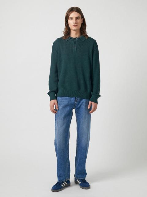 Corridor LS SLOUCHY POLO - GREEN
