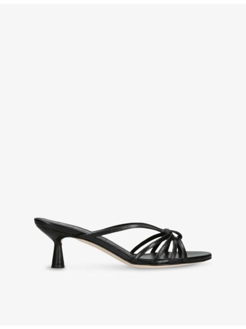 Aeyde Abby Leather Heeled Mules