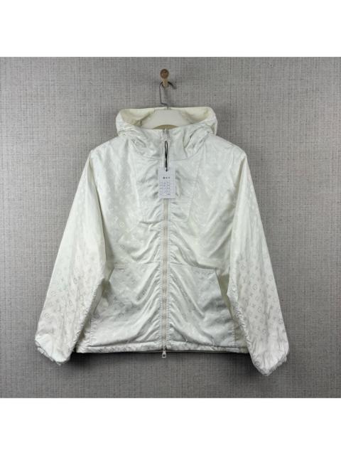 Louis Vuitton LOUIS VUITTON SS24 Solid Color Pin Monogram Print Reversible Hooded Casual Jacket