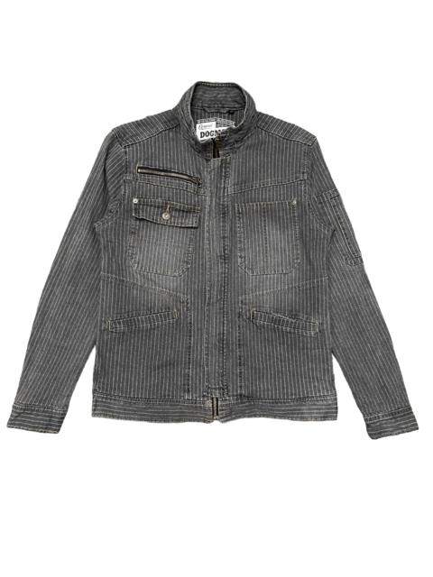 Other Designers Japanese Brand - Vintage Dogman Workwear Hickory Stripe Jacket