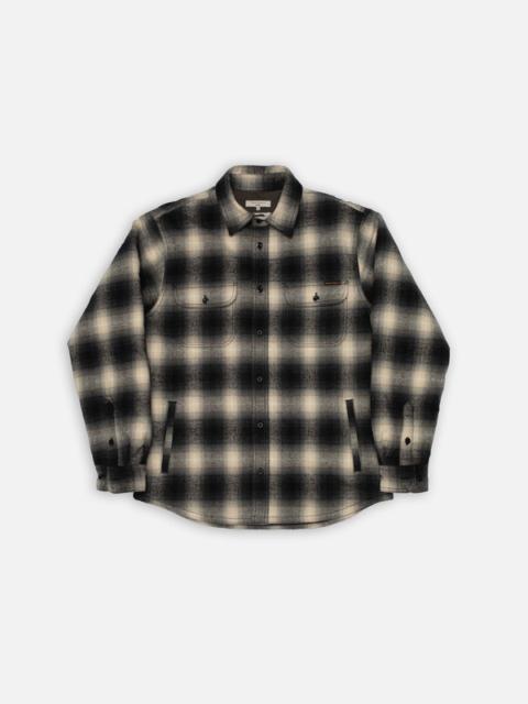 Nudie Jeans Glenn Padded Shadow Check Shirt Black