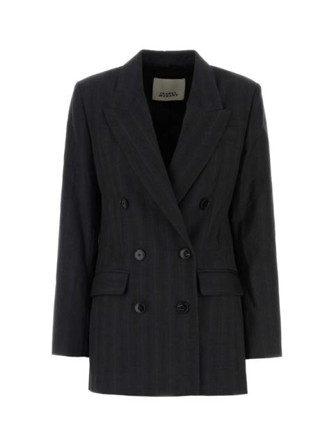Isabel Marant Isabel Marant Women Charcoal Wool Jevima Blazer