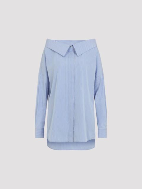 BALENCIAGA BALENCIAGA Blue Oversized Shirt New & Authentic (Women's siz