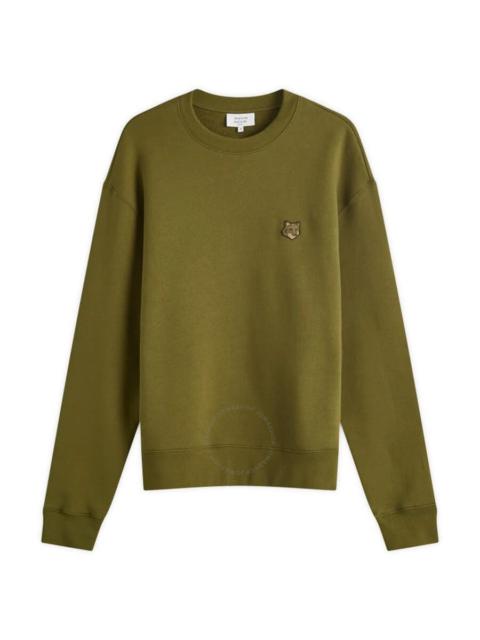 Maison Kitsune Fox Head Patch Cotton Sweatshirt