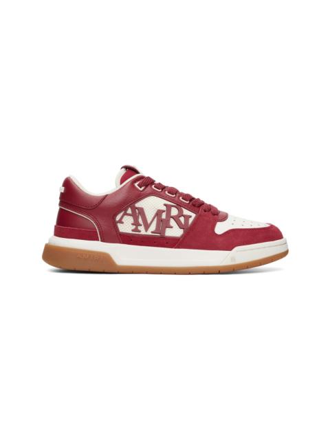 AMIRI Red Classic Low Sneakers