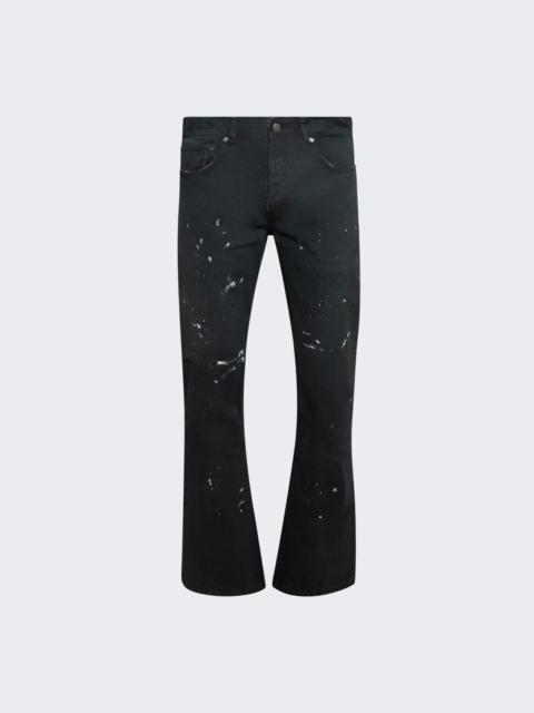 Enfants Riches Déprimés Zurich 64 Flare Jeans Black And Paint
