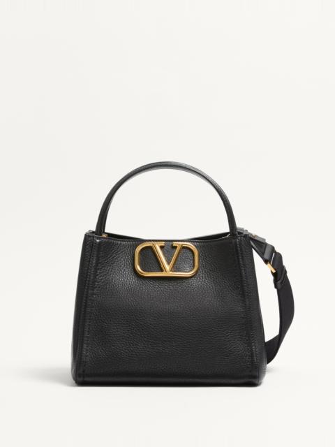 Valentino VALENTINO GARAVANI ALLTIME MEDIUM HANDBAG IN GRAINY CALFSKIN