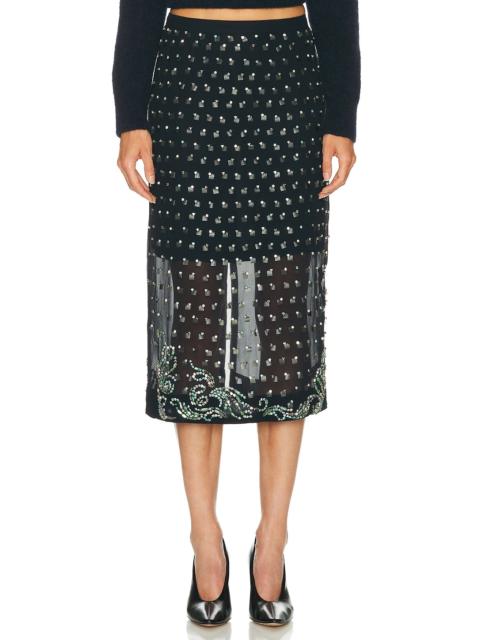 Dries Van Noten Sokna Skirt