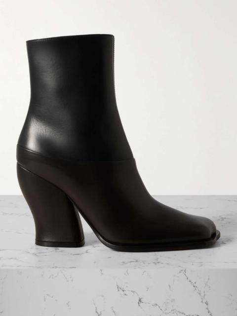 Onda two-tone leather ankle boots